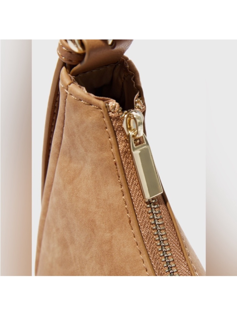 Everyday Tan Crescent Shoulder Bag - Picture 4 of 6